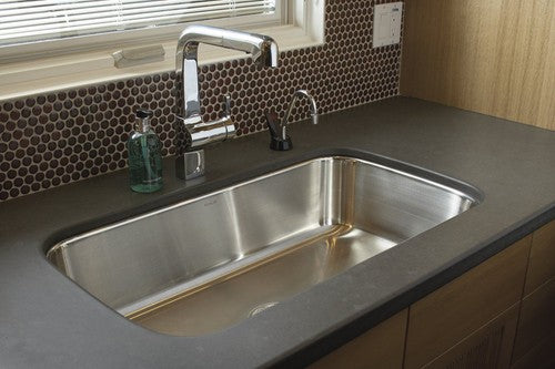 KOHLER K-3183-NA Undertone Extra-Large Undercounter Kitchen Sink, Stainless Stee