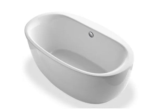 BRAND NEW Kohler 24001-0 Sunstruck 60" Soaking Bathtub for Freestanding, Center