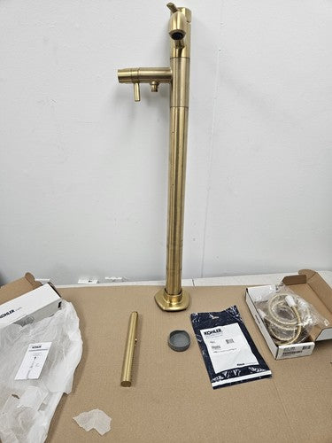 Kohler K-T27025-4-2MB Occasion Floor-Mount Bath Filler Trim with Handshower