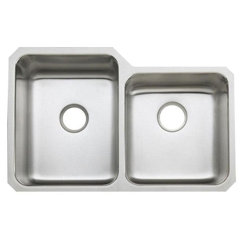 KOHLER K-3177-NA Undertone Large/Medium Undercounter Kitchen Sink, Stainless Ste
