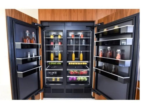 JennAir JBZFL18IGX-JBRFR30IGX 48" Counter Depth Column Refrigerator And Freezer