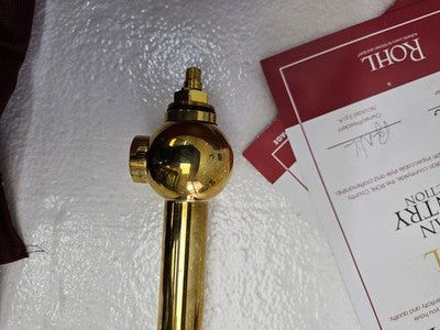 Rohl A1451XMULB-2 Wall Mount Swing Arm Pot Filler - Unlacquered Brass