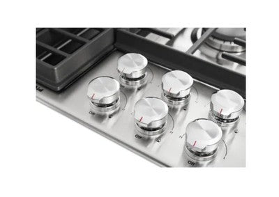 Kitchenaid KCGD506GSS 36in Gas Downdraft Cooktop 5 Burners IN-STOCK, WARRANTY