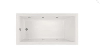 Hydrosystems LAC7236ACO-WHI Lacey 72" Drop In Acrylic Air / Whirlpool Tub