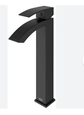 Vigo VG03007MB Duris 1.2 GPM 12" H Single Handle Single Hole Vessel Bathroom Faucet