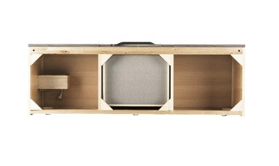 James Martin Vanities 389-V59D-AGR-A Columbia 59" Double Wall Mounted