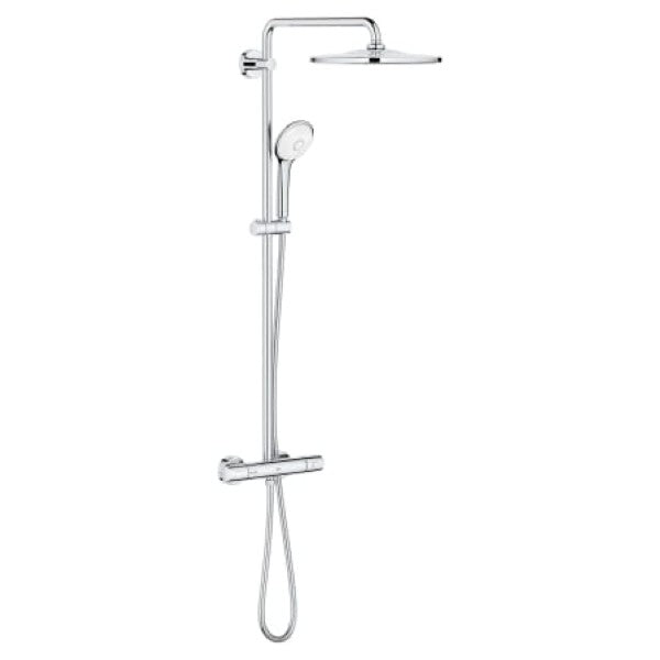 Grohe 26726000 Euphoria Shower with Shower Head, Hand Shower, Slide Bar, Shower Arm, and Hose