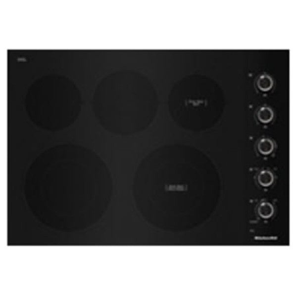 KitchenAid KCES550HBL 30 Inch Wide Built-In Electric Cooktop