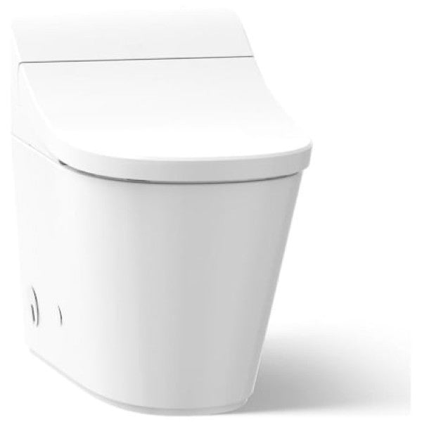 Kohler K-29777-PA-0 Innate 1.0 - 1.28 GPF Dual Flush One Piece Elongated Toilet - Includes Quiet-Close and ReadyLock Technologies