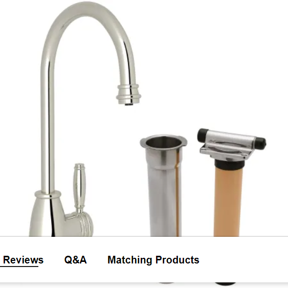 Rohl MBKIT7917LMPN-2 Gotham 0.5 GPM Cold Water Dispenser with Filter