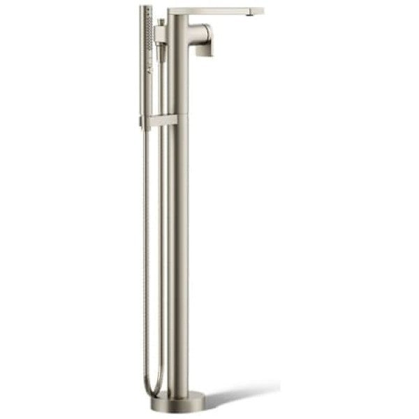 Kohler K-T73087-4-BN Composed Floor Mounted Tub Filler with Hand Shower and Built-In Diverter