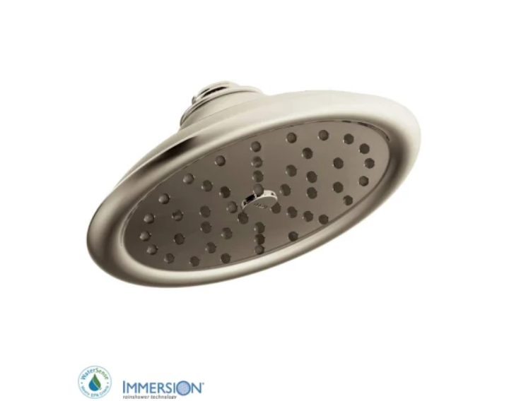 Moen S6310EPNL 7" Rainshower Shower Head with Eco Performance from the ExactTemp Collection