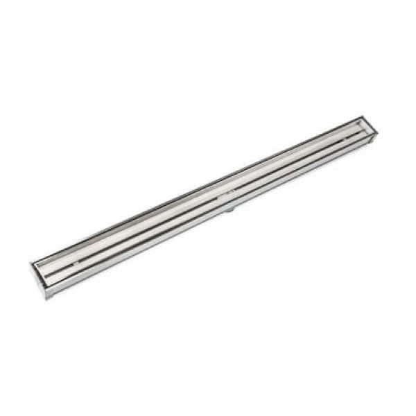 Infinity Drain STIF 6560 PS 60" S-PVC Series Complete Kit with Tile Insert Frame