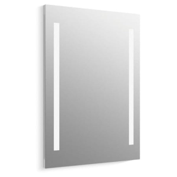Kohler K-99571-TLC-NA Verdera 24" W x 33" H Modern Rectangular Frameless Bathroom Wall Mirror with LED Lighting