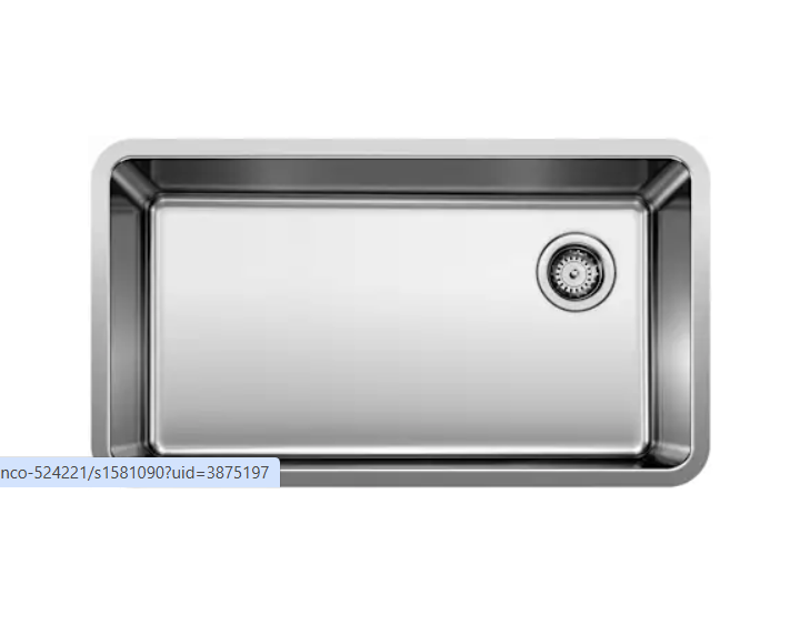 Blanco 442763 Formera 33" Undermount Single Basin Stainless Steel Kitchen Sink