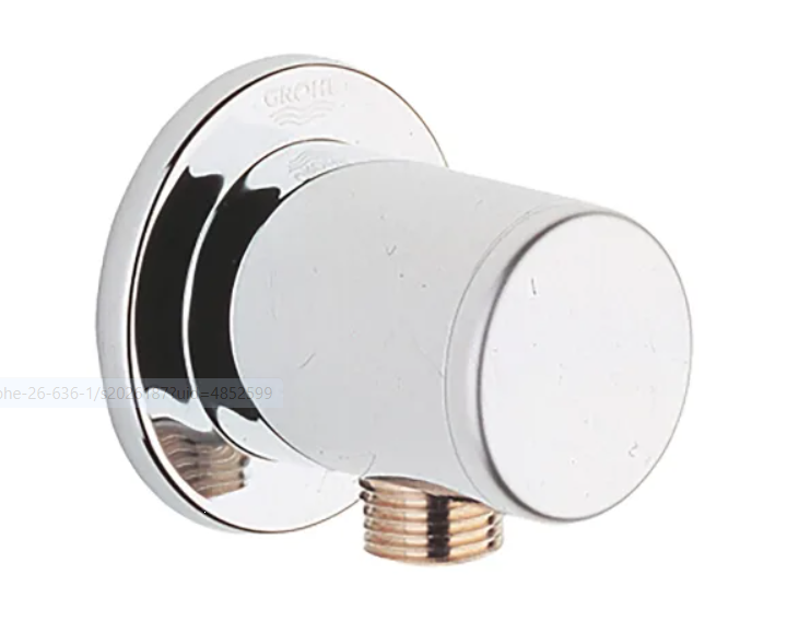 Grohe 28627000 Wall Supply Elbow with 1-2" Threaded Connection
