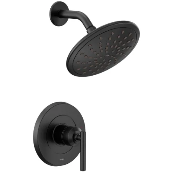 Moen UT3002EPBL Gibson Shower Only Trim Package with 1.75 GPM Single Function Shower Head