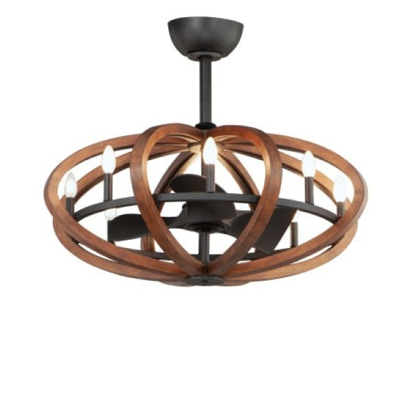 Maxim 61004APAR Bodega Bay 22 3 Blade LED Indoor Ceiling Fan with Remote Con