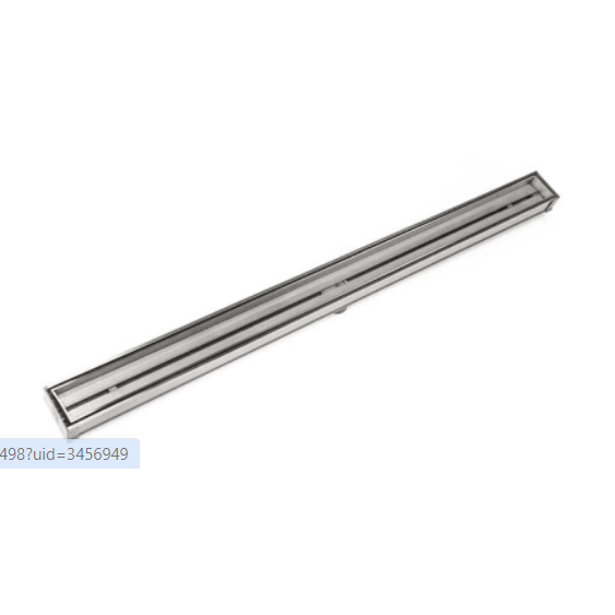 Infinity Drain STIF 6540 SS S-TIF 40" Drain Kit with Tile Insert Frame, Chann