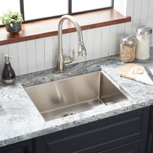 Signature Hardware SHORUCA2418 Ortega 24 Undermount Single Basin Stainless S