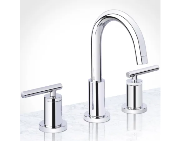 Miseno MNO1343LCP Mia Widespread Bathroom Faucet - Includes Brass Push-Pop Drain Assembly