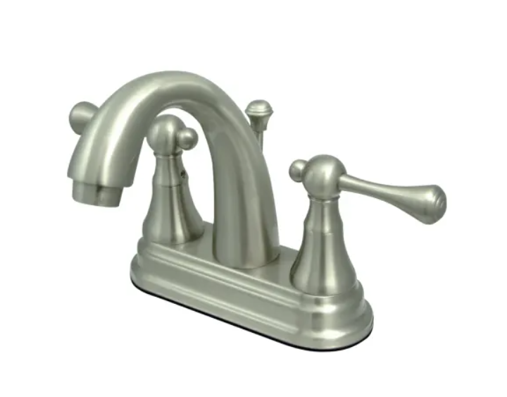 Kingston Brass KS7618BL English Vintage 1.2 GPM Centerset Bathroom Faucet with Pop-Up Drain Assembly