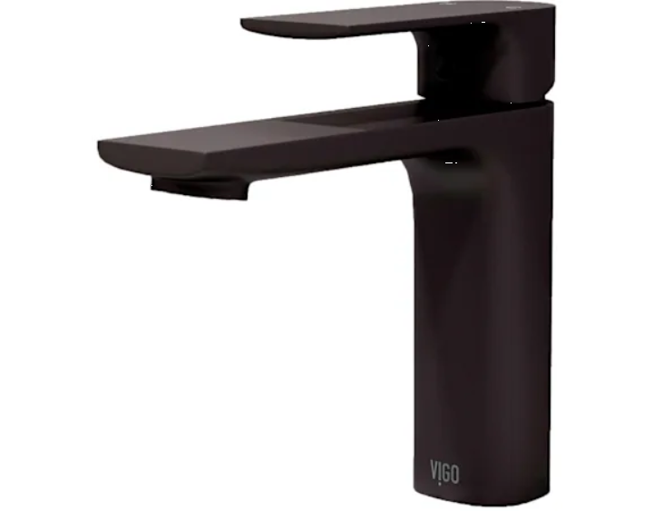 Vigo VG01043MB Davidson 1.2 GPM 7" H Single Handle Single Hole Bathroom Faucet