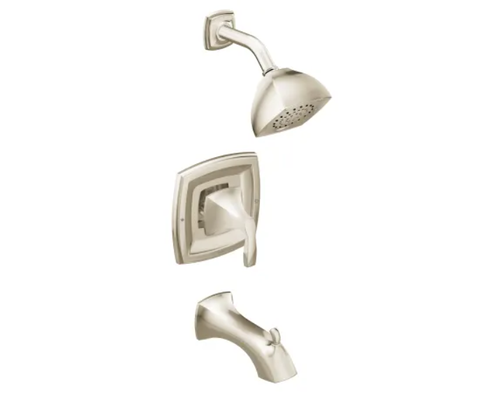 Moen T2693EPNL Voss Posi-Temp Pressure Balanced Tub and Shower Trim with 1.75 GPM Shower Head and Tub Spout - Less Valve