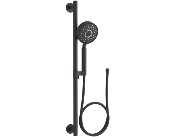 Kohler K-22178-G-BL Purist 1.75 GPM Multi Function Hand Shower Package - Includes Slide Bar and Hose