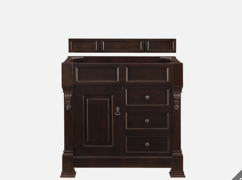 James Martin Vanities 147-114-556 Brookfield 35" Single Free Standing Wood - New