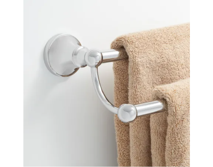 Signature Hardware 353564 Seattle 18" Double Towel Bar