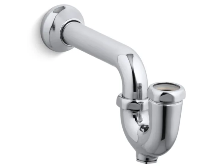 Kohler K-9000-CP Adjustable P-Trap with tubing outlet for 1.5" Inlet and 1.5" Outlet