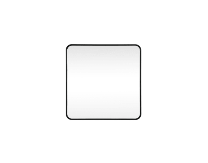 Elegant Lighting MR803030BK Evermore 30" W x 30" H Transitional Square Framed Bathroom Wall Mirror