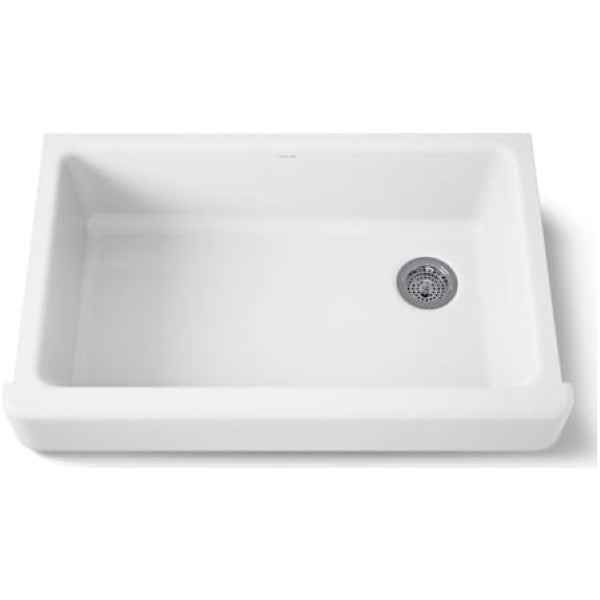Kohler K-6488-0 Whitehaven 35-1-2 Self-Trimming Farmhouse Single Basin Ename