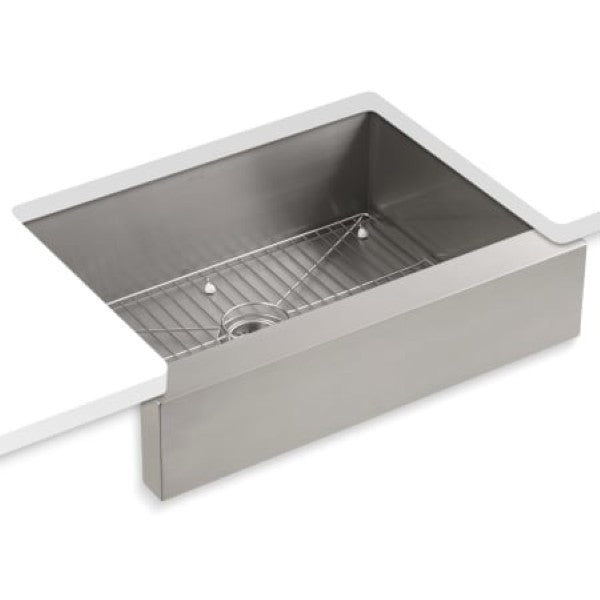 Kohler K-3936-NA Vault 30 Single Basin Under-Mount 18-Gauge Stainless Stee