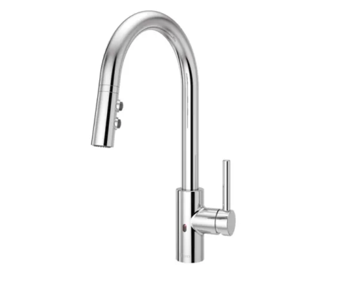 Pfister LG529-ESAC Stellen 1.8 GPM Touchless Single Hole Pull Down Kitchen Faucet - Includes Escutcheon Plate