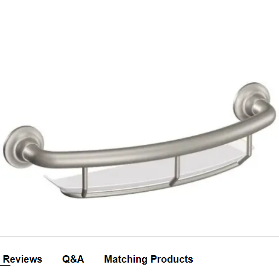 Moen R2356DBN 16" Shower Grab Bar