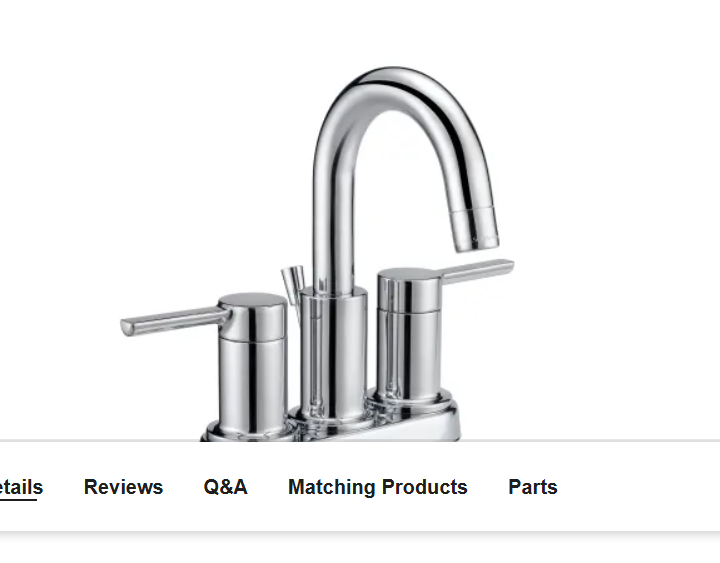 PROFLO PFWSCM2M116 1.2 GPM Centerset Bathroom Faucet with Pop-Up Drain Assembly
