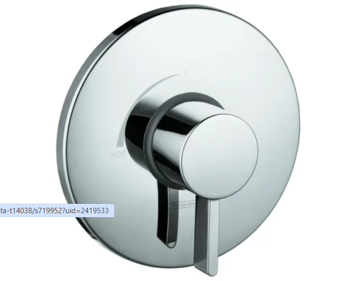 Hansgrohe 04233000 S Collection Pressure Balanced Valve Trim Only - Less Rough In