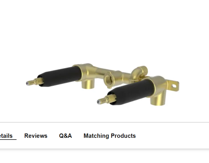 Newport Brass 1-500U Wall Mount Tub Faucet Valve
