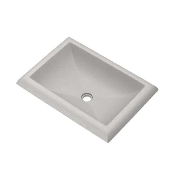 Native Trails NSL2216-A NativeStone 21-1-2 Rectangular Concrete Drop In Bath