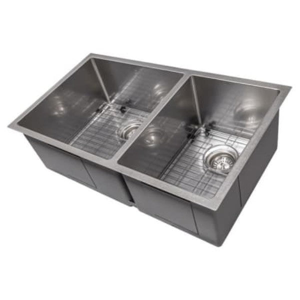 ZLINE SR60D-33S 33 Undermount Double Basin Stainless Steel Kitchen Sink with