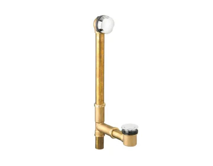 American Standard 1583470.002 Universal Drain Minimum Depth: 14" Maximum Depth: 18-1-2" Shoe Adjustability: 6-1-8" - 8-1-8"