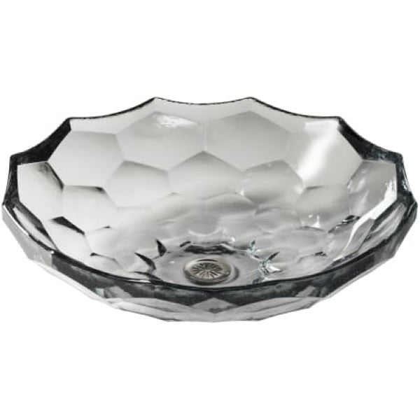 Kohler K-2373-B11 Artist Editions Briolette Glass 4-3-4" x 17-1-2" Vessel Bathroom Sink