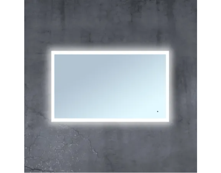 Miseno MM4635RTLED #E4 46" W x 35" H Modern Rectangular Aluminum Frameless B