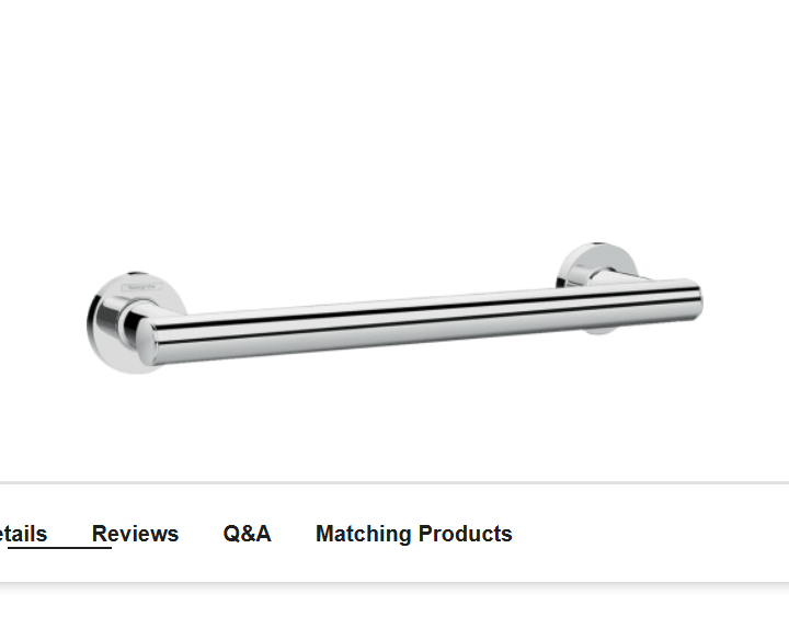 Hansgrohe 41713000 Logis Universal 12" Towel Bar
