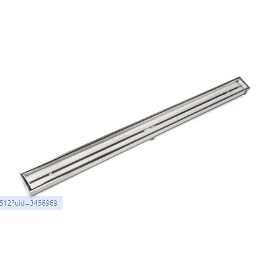 Infinity Drain STIF 6560 PS S-TIF 60" Drain Kit with Tile Insert Frame, Chann