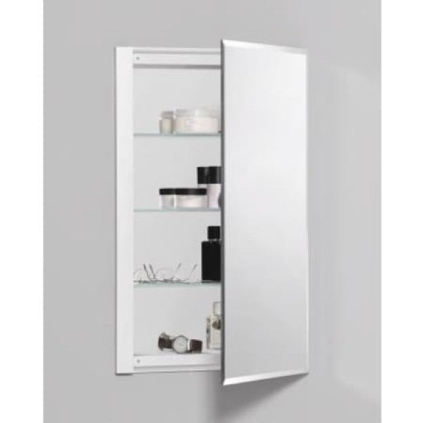 Robern RC1626D4FB1 R3 16 x 26 x 4 Beveled Single Door Medicine Cabinet wit