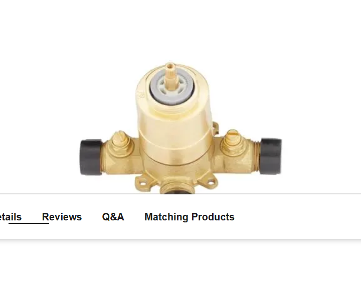 Signature Hardware SH4001 Accufit 4001 Series 1-2" Pressure Balanced Rough-In Valve With Stops