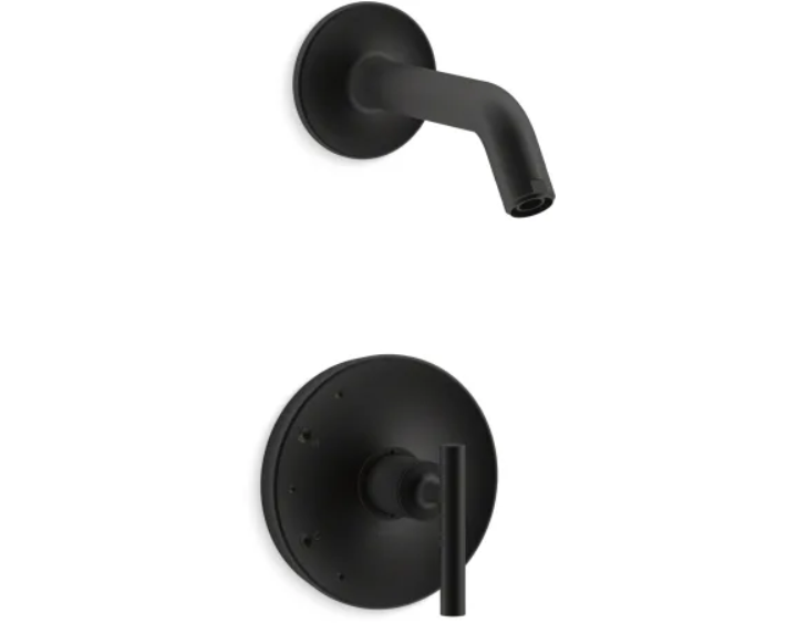 Kohler K-TLS14422-4-BL Purist Shower Only Trim Package with Rite-Temp Technology